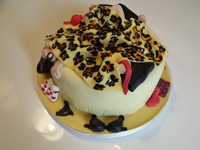 naughty bed cake - Cake by zoe