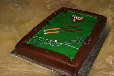 Snooker cake - Cake by Magda Martins - Doce Art