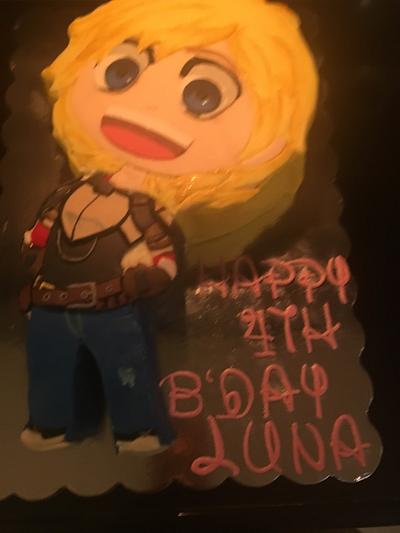 Jaune 5th Birthday Cake - Cake by ChubbyAbi