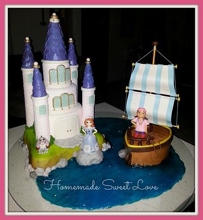 Sofia the first and Izzy and the neverland pirates - Cake by  Brenda Lee Rivera 