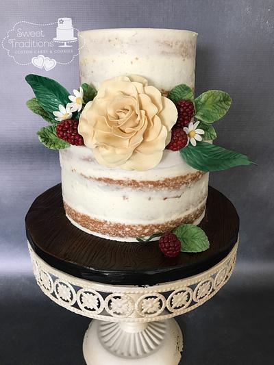 Rose and berries - Cake by Sweet Traditions