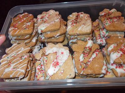 christmas cookies presents - Cake by Sharon collins