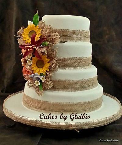Country Wedding Cake - Cake by Gleibis