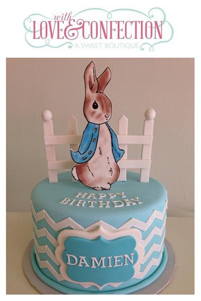 Peter Rabbit - Cake by Veronica Arthur | The Butterfly Bakeress 