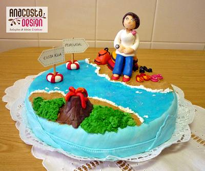 Journey to a new life! - Cake by Ana Costa