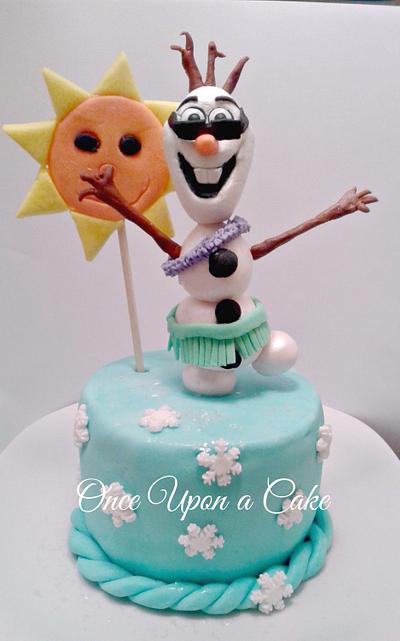 Olaf Mini Cake - Cake by Amanda