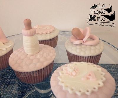 Baby Girl Birth Cupcakes  - Cake by Alina 