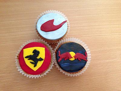 Formula One cupcakes - Cake by Iced Gem's and Rolo's