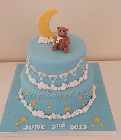 Moon and stars  - Cake by All things nice 