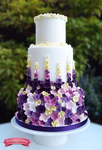 Fashion Inspired Wedding Cake - Cake by The Custom Cakery