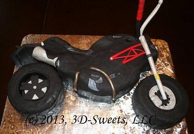 Ducati Motorcycle - Cake by 3DSweets