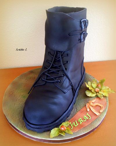 military shoes - Cake by Ivule