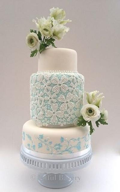 Something Blue - Cake by Artful Bakery