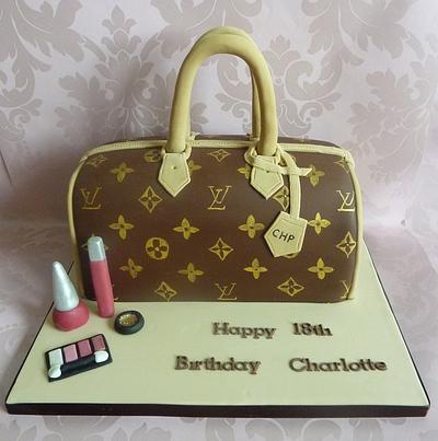 Louis Vuitton Handbag Cake - Decorated Cake by Louise - CakesDecor