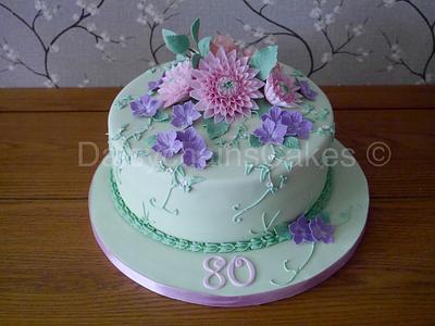 Flower garden - Cake by Daisychain's Cakes