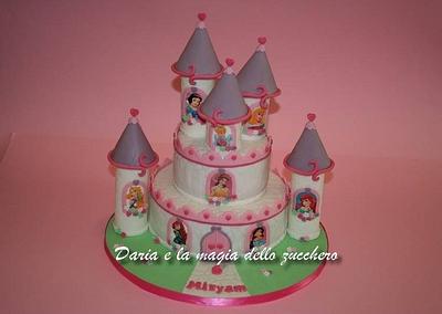 Disney castle princess cake - Cake by Daria Albanese