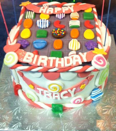 Candy Crush cake - Cake by Sweet Dreams by Jen