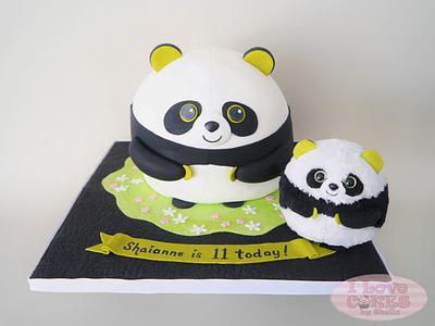 Sushi the Panda Cake - Cake by I Love Cakes by Sheila