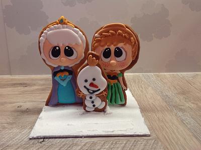 Do you want to build a snowman - Cake by Cindy