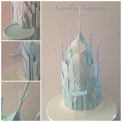 Frozen Castle - Cake by Caroline Nagorcka