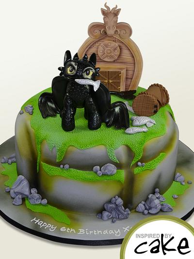 Toothless! - Cake by Inspired by Cake - Vanessa
