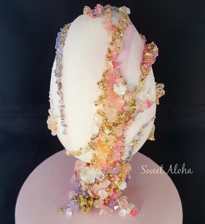 Geo Sparkle - huevos faberge collab - Cake by Sweet Aloha