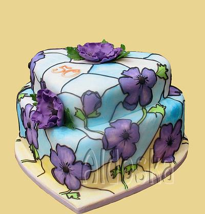Stained Glass cake - Cake by Alena