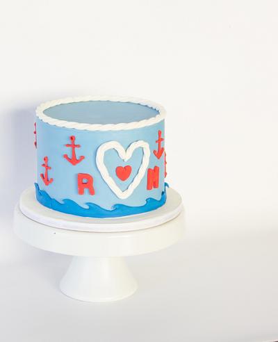 Sailor Anniversary   - Cake by Anchored in Cake
