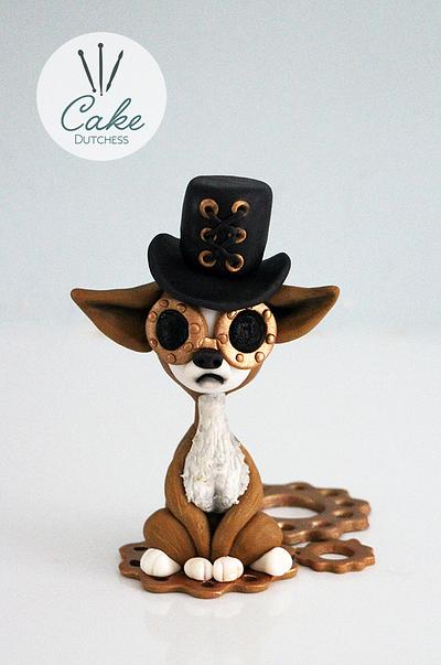 Steampunk Chihuahua - Cake by Etty