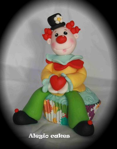 Clown in love - Cake by Alessandra Rainone