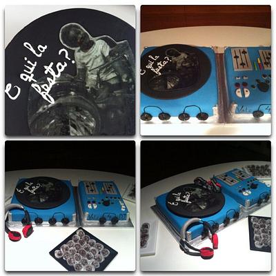 DJ cake - Cake by BHGarcia