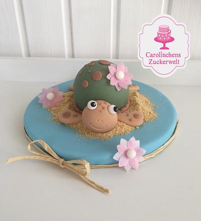 🐢💕 Turtle Caketopper 💕🐢 - Cake by Carolinchens Zuckerwelt 