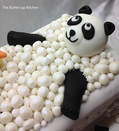 Panda in the bath - Cake by The Buttercup Kitchen