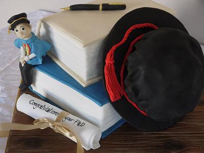 Graduation Cake - Cake by Scrummy Mummy's Cakes