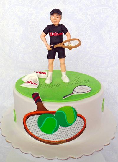 Tennis man - Cake by  Diana Aluaş