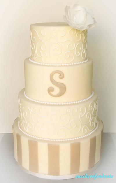 Elegant cake - Cake by zuccherofondente