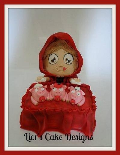 Little Red Riding Hood Threadcakes entry. - Cake by Lior's Cake Designs