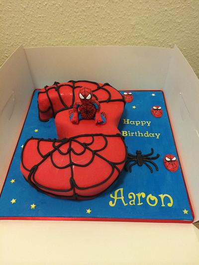 Spiderman  - Cake by Kirsty 