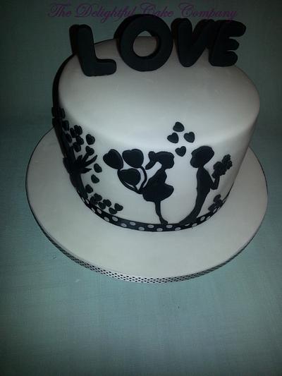 Love is...... - Cake by lesley hawkins