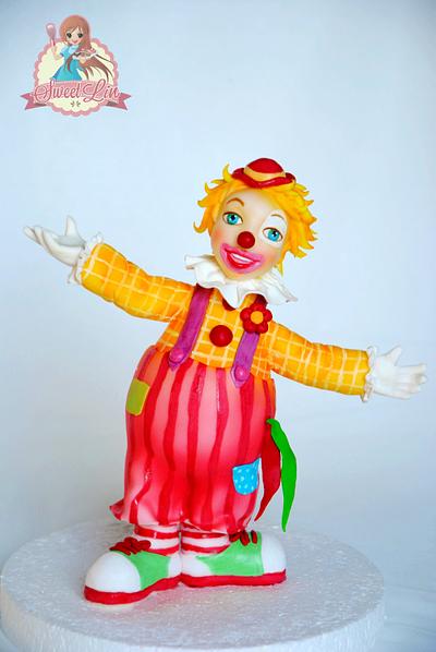 Clown Cake Topper - Cake by SweetLin