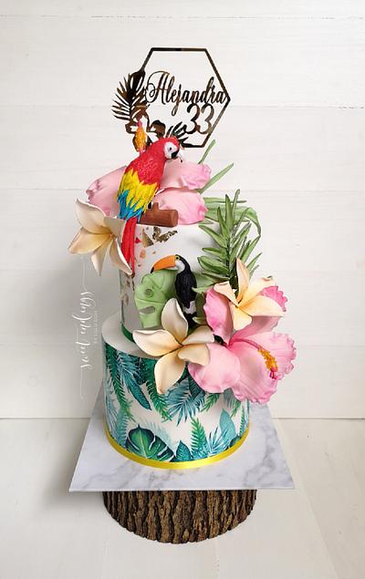 Tropical Wonder - Cake by Lulu Goh