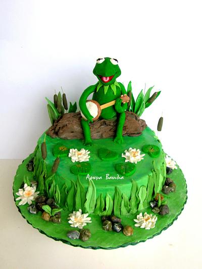 kermit the frog - Cake by Sophia Voulme