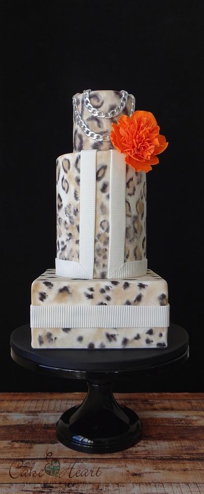 leopard ~ Giambattista Valli  - Cake by Cake Heart