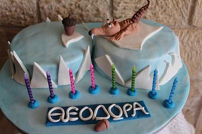 Ice age scrat for my dauther - Cake by Petra Florean