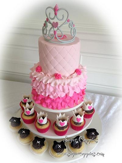 Princess Rose Petal Ruffles - Cake by Oribel