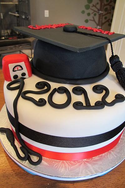 Grad cake for a welding Student - Cake by Sharon