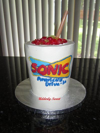Sonic Cherry Limeade Cake - Cake by Michelle