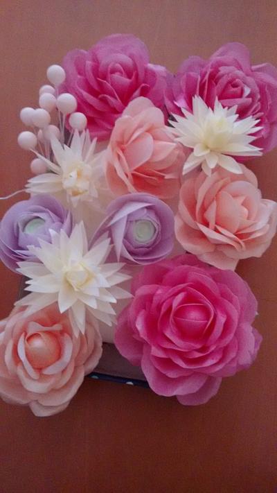Wafer Paper Flowers - Cake by Cakes by Nina Camberley