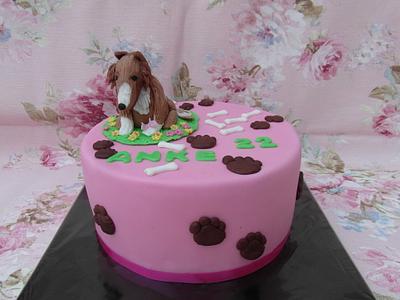 Scottische Collie Dog - Cake by Carla 