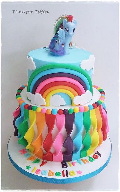 My Little Pony Rainbow cake  - Cake by Time for Tiffin 